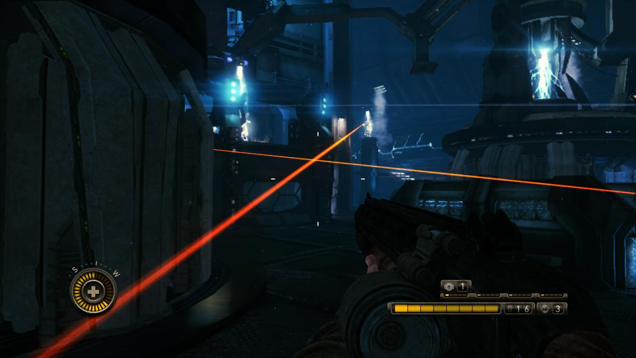 A graphic showing a side view of the character, his gun and the cone, plus the position of the gun in 1P space (up near his eyes) which creates a gap between the gun barrel and the cone origin.