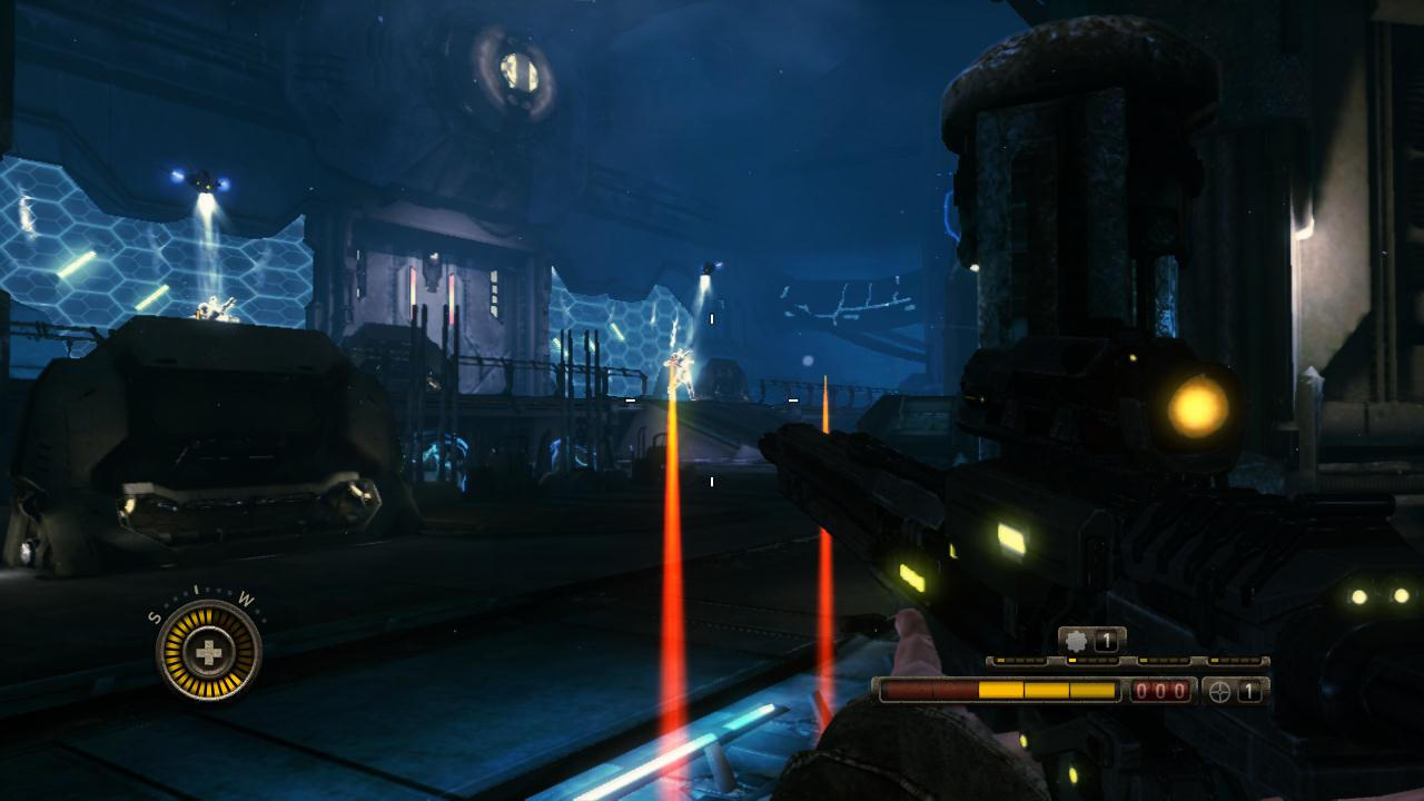 A graphic showing a side view of the character, his gun and the cone, plus the position of the gun in 1P space (up near his eyes) which creates a gap between the gun barrel and the cone origin.